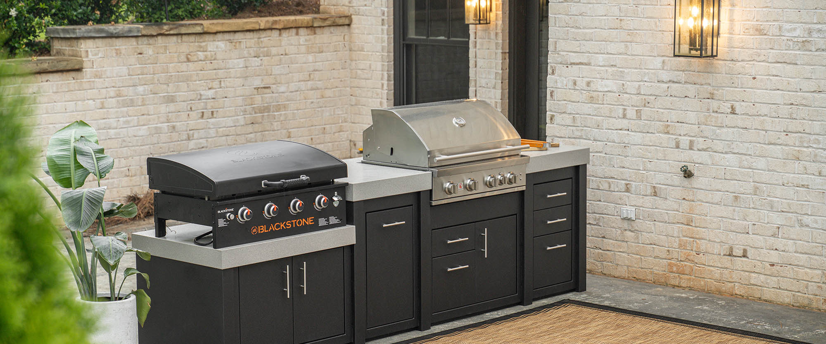 Outdoor grill setup 1