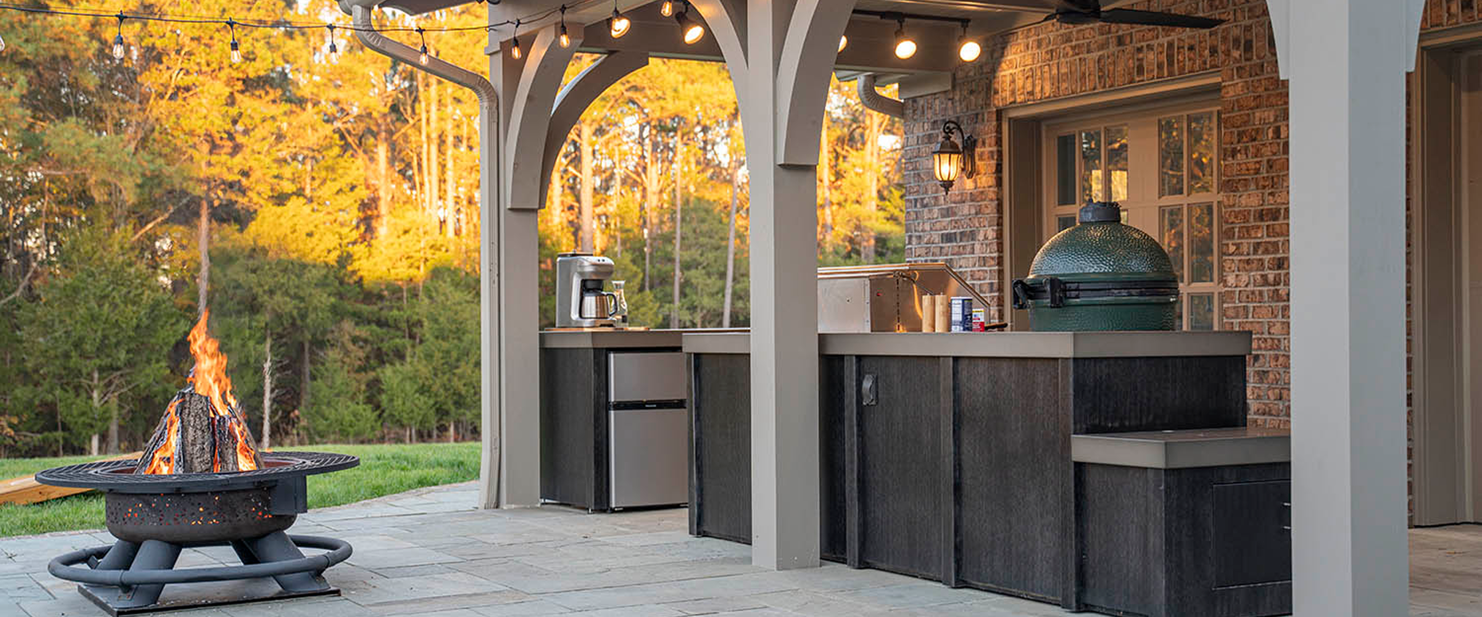 Outdoor grill setup 3