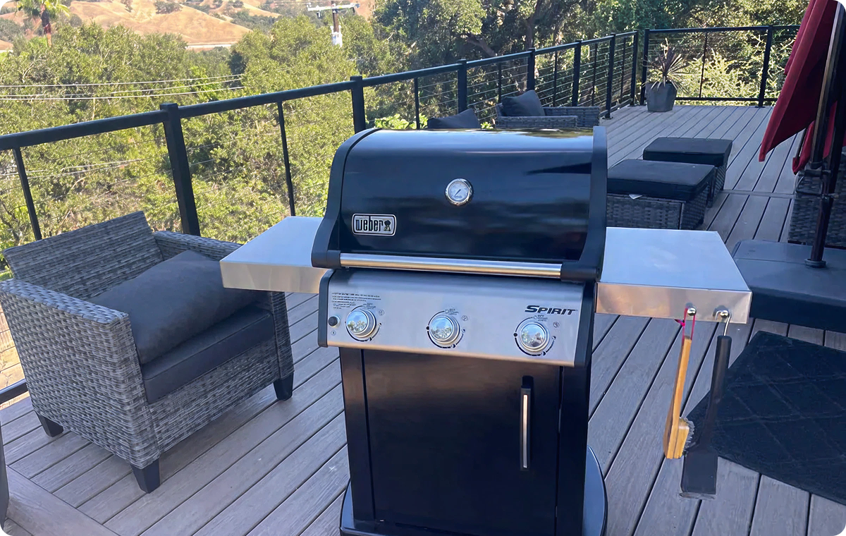 Grill serviced for Kim Champlin